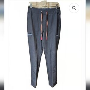 FIGS Women's Evans Skinny Scrub Pants - Heather Denim Blue Size Xs